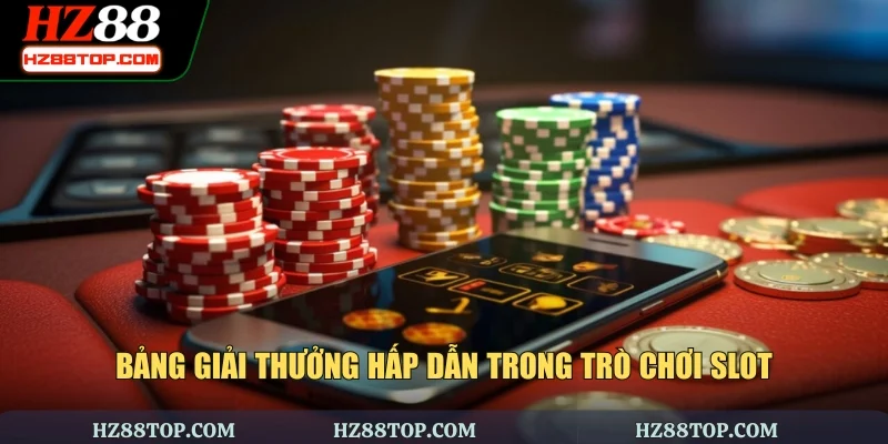 Bảng giải thưởng hấp dẫn trong trò chơi slot