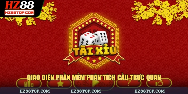 Giao diện phần mềm phân tích cầu trực quan